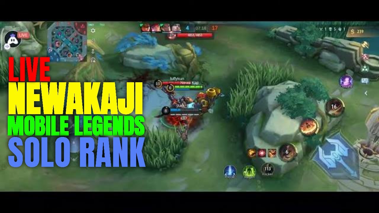 Newakaji is Live | MLBB solo ranked | ML | #mllive #mlbbesports #mllivestream #newakaji