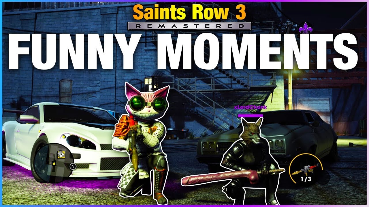 FUNNIEST MOMENTS in Saints Row The Third Remastered!