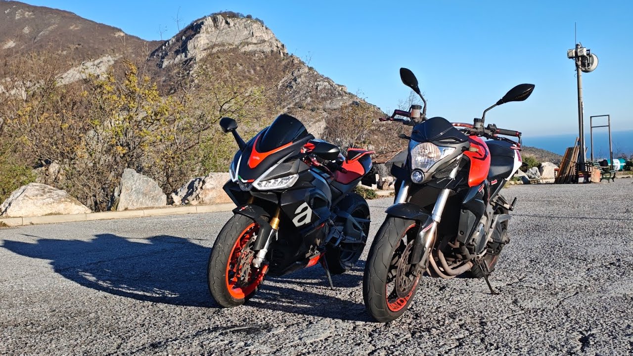 CB1000R & Aprilia RS 660 chill ride hill