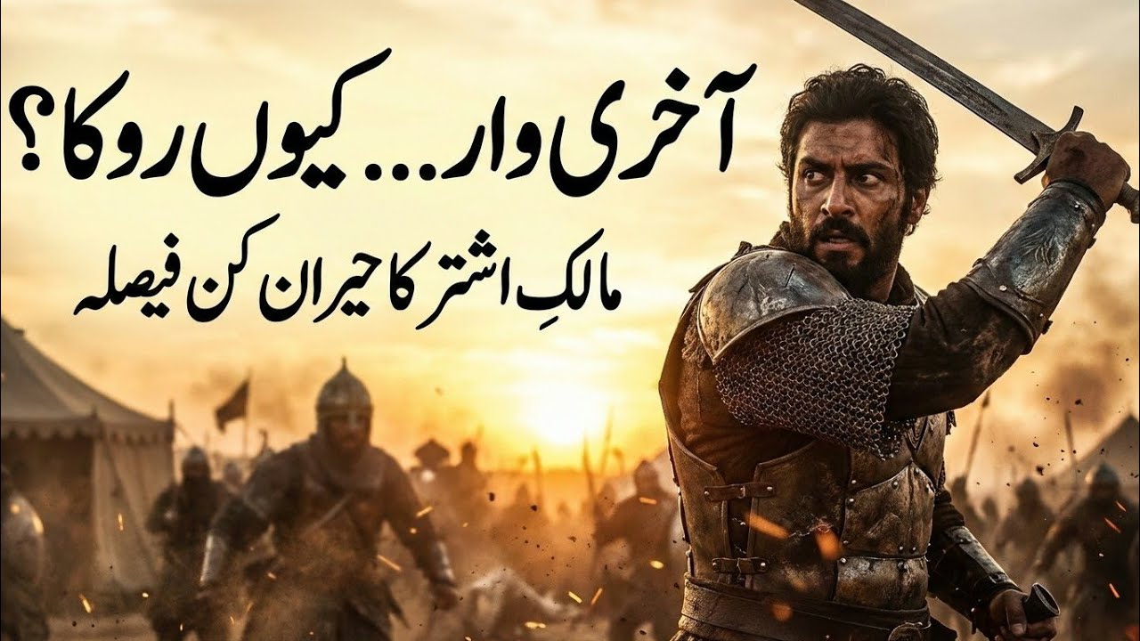 Malik e Ashtar in Jang e Siffin | Fatah Ke Darwaze Par Talwar Kyun Roki? ⚔️