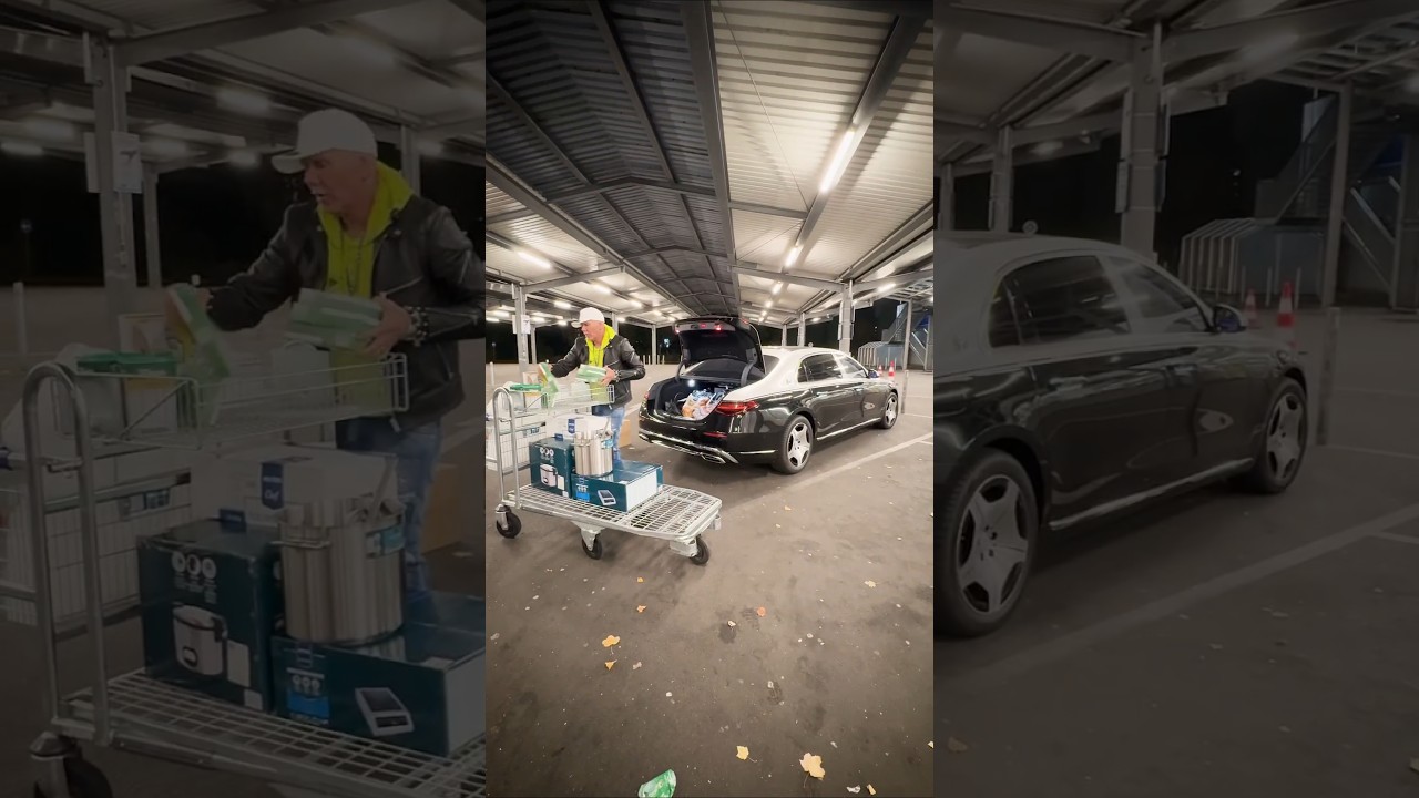 Mit dem Maybach zur Metro! 🛒