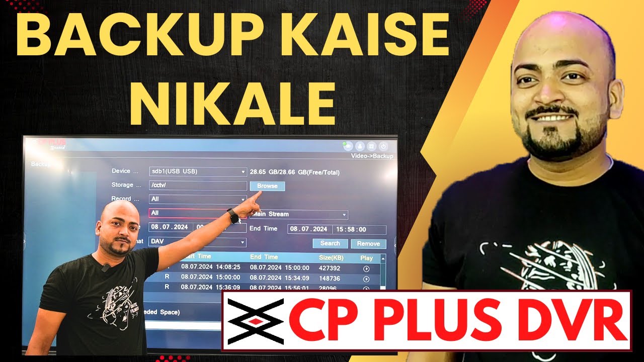 Easy Steps to Backup CP Plus DVR Data 🔥 CP Plus DVR Backup Tutorial for Beginners ⚡