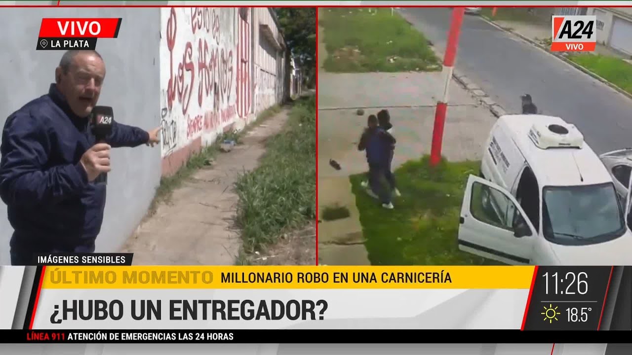 🚨 La Plata: millonario robo en las oficinas de una cadena de carnicerías