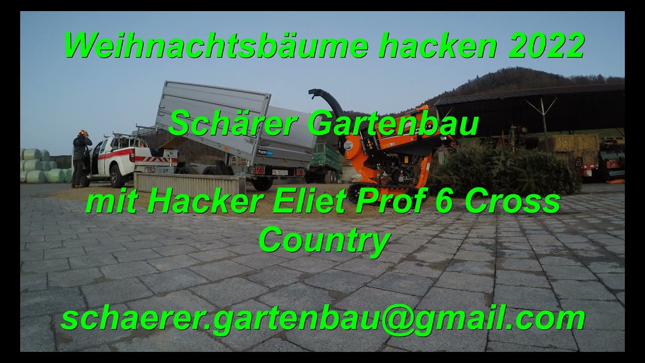 Hacker Eliet Prof 6 Cross Country Weihnachtsbäume hacken 2022