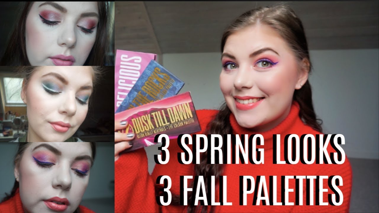 3 SPRING LOOKS USING 3 FALL PALETTES // CHALLENGED BY PAULA