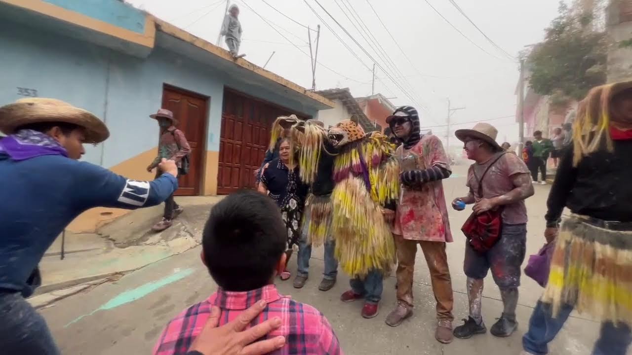 ultimo dia de nuestro carnaval zoque de san fernando, chiapas TIGRE TIGRE