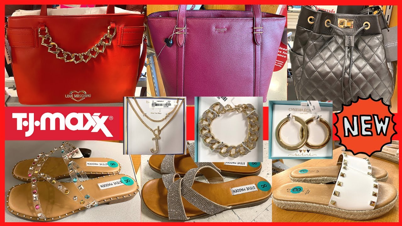 TJ Maxx 😍 NEW DESIGNER FINDS‼️ | *Handbags *Sandals *Fashion Jewelry | SHOP WITH ME