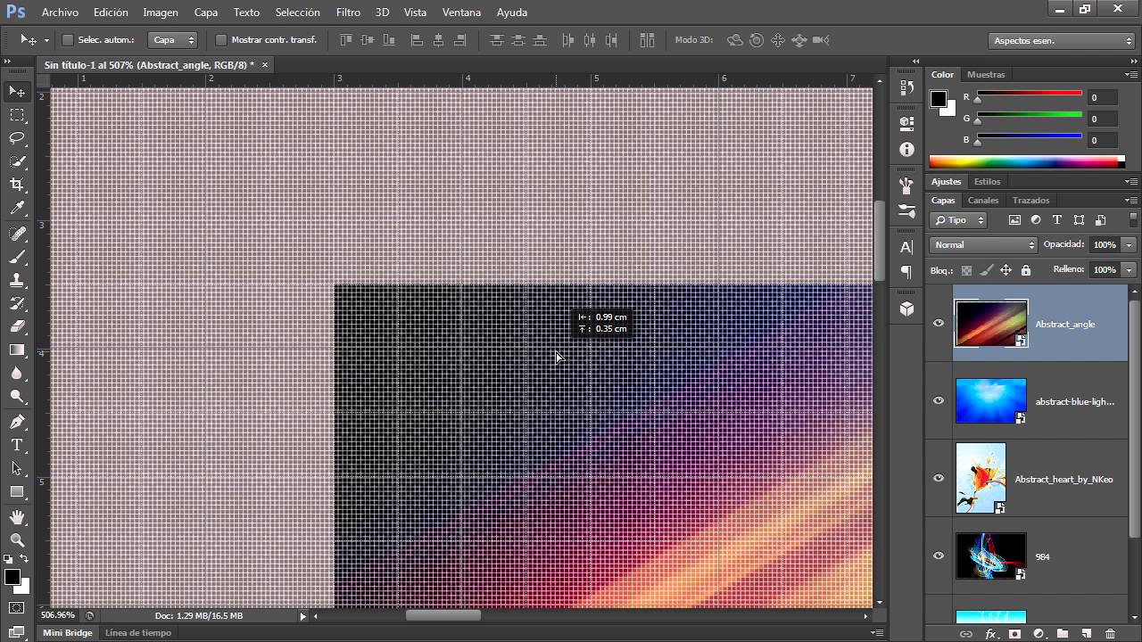 Curso Photoshop CS6 Cap&iacute;tulo 3 - 15 Alineaci&oacute;n de Capas
