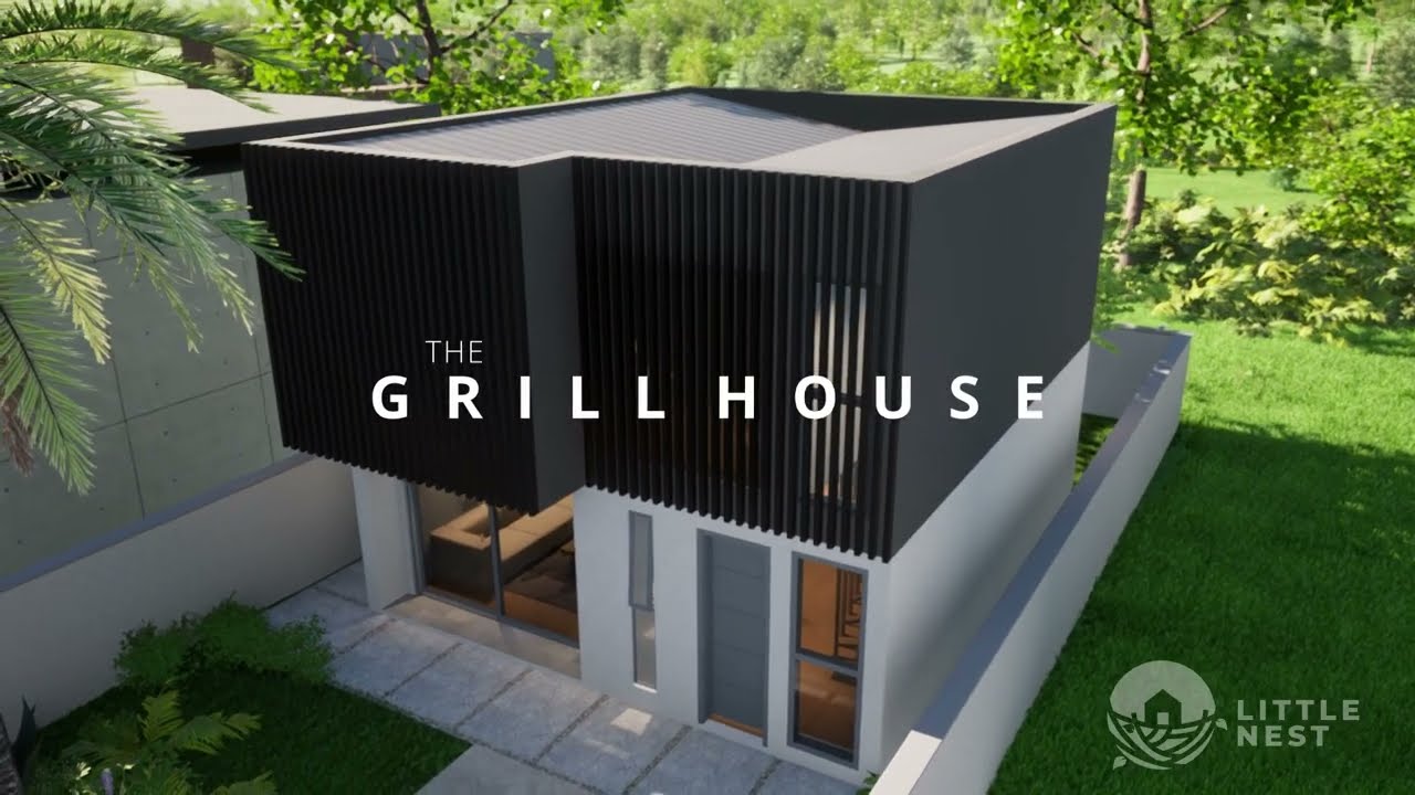 Modern 3 Bedroom House  7.5 X 9.5 meters Small House