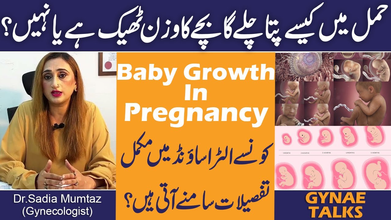 Hamal Mai Kaise Pta Chaly Ga Bachy Ka Wazan Thek ha Ya Nahi? Baby Growth In Pregnancy