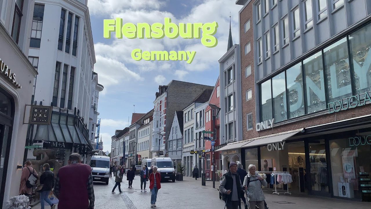Walk Through Flensburg in 4K | Northern Germany 🇩🇪
