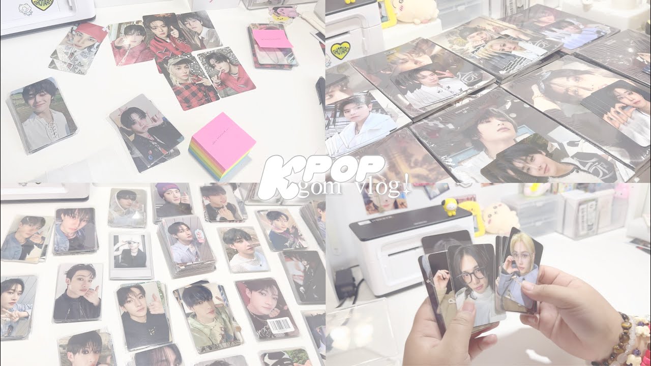kpop group order manager vlog &hearts;︎ 100+ stray kids hop albums and pcs, how i run my group orders  .ᐟ