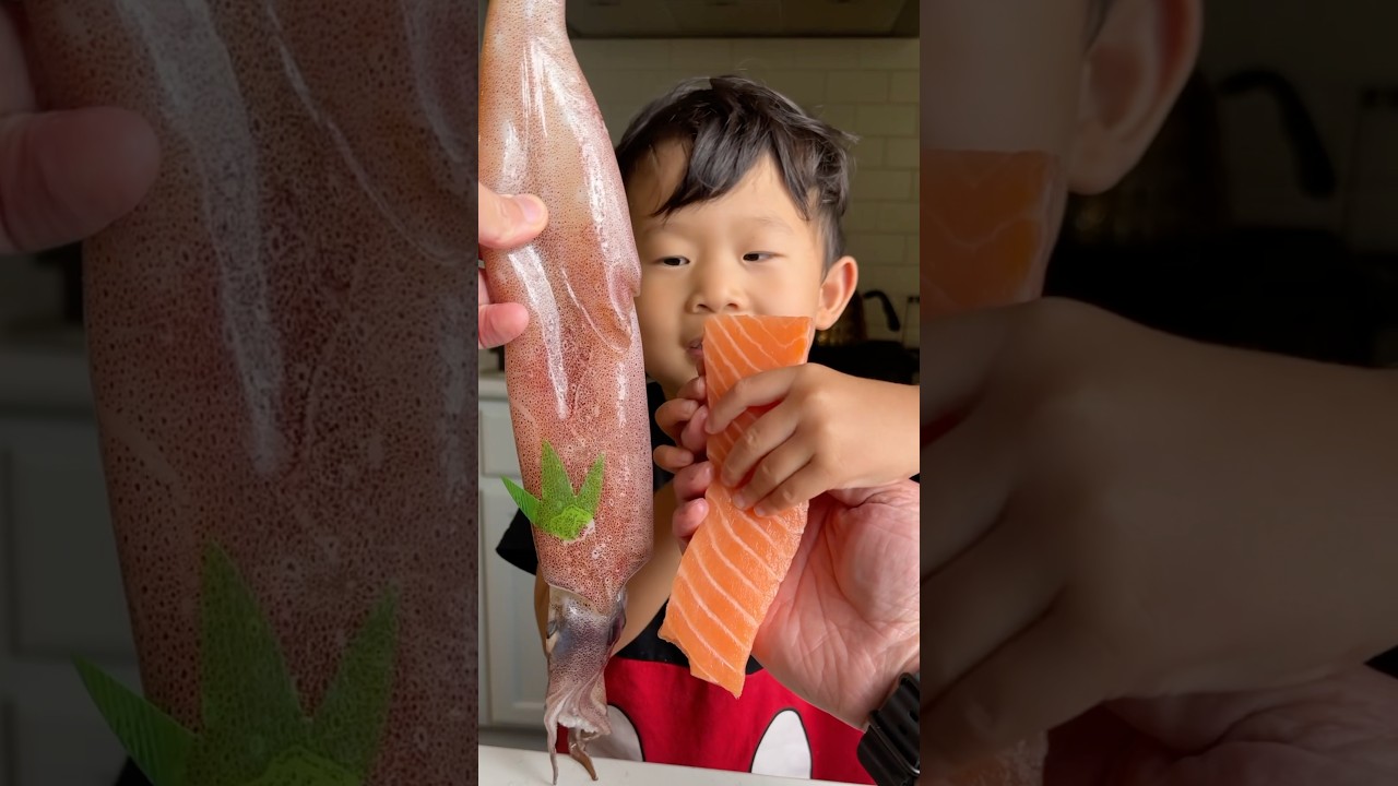 Giant Squid 🦑 or Salmon Sashimi 🍣?!