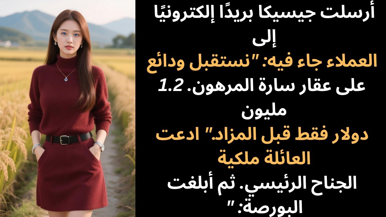 باعت أختي شقتي الفاخرة في وسط المدينة والتي كانت قد استُعيدت ملكيتها لمستثمرين ثم طرحتأسهمي للاكتتاب