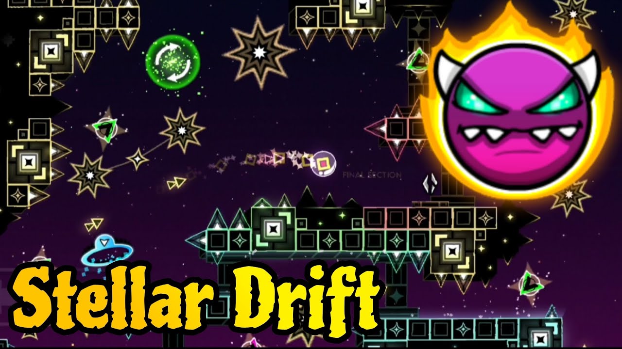 Stellar Drift by SrJhan 100% (Peak Platformer Medium Demon) - Geometry Dash 2.2