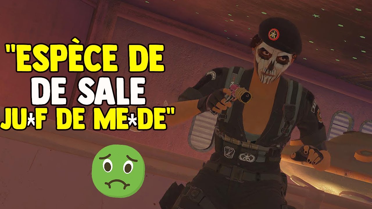 UN RAGEUX RACISTE M'HARCÈLE SUR LE JEU ! Rainbow Six Siege