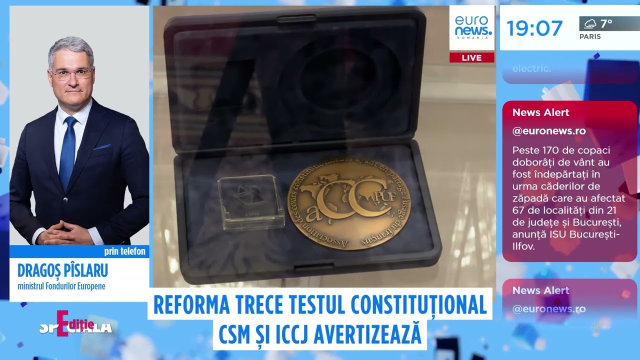 CCR a decis că pensiile magistraților pot fi tăiate. Dragoș Pîslaru: „Suntem în al 13-lea ceas”