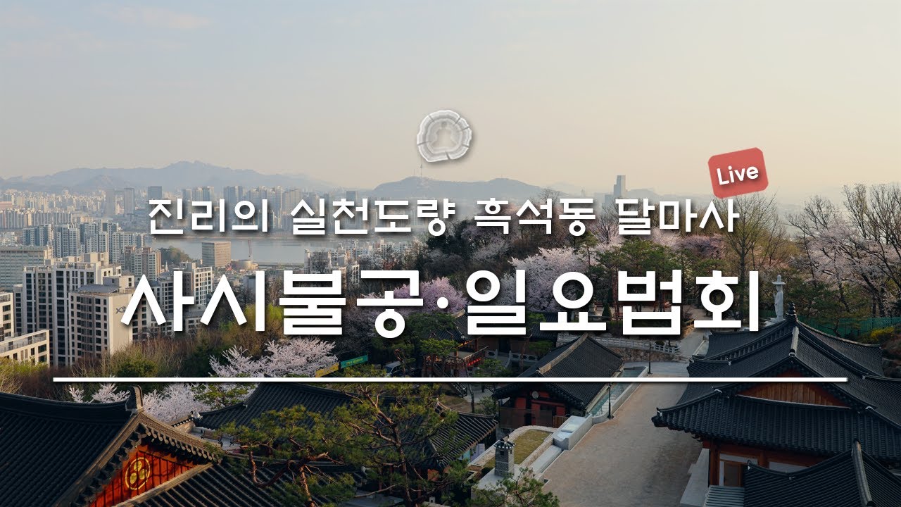 [진리의 실천도량 달마사]  2월 1일 일요법회