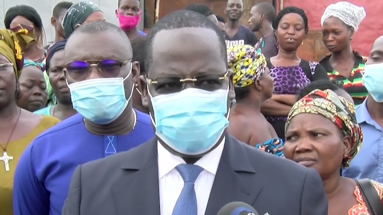 Incendie au marché international de Dantokpa   : le ministre de la gouvernance locale sur les lieux
