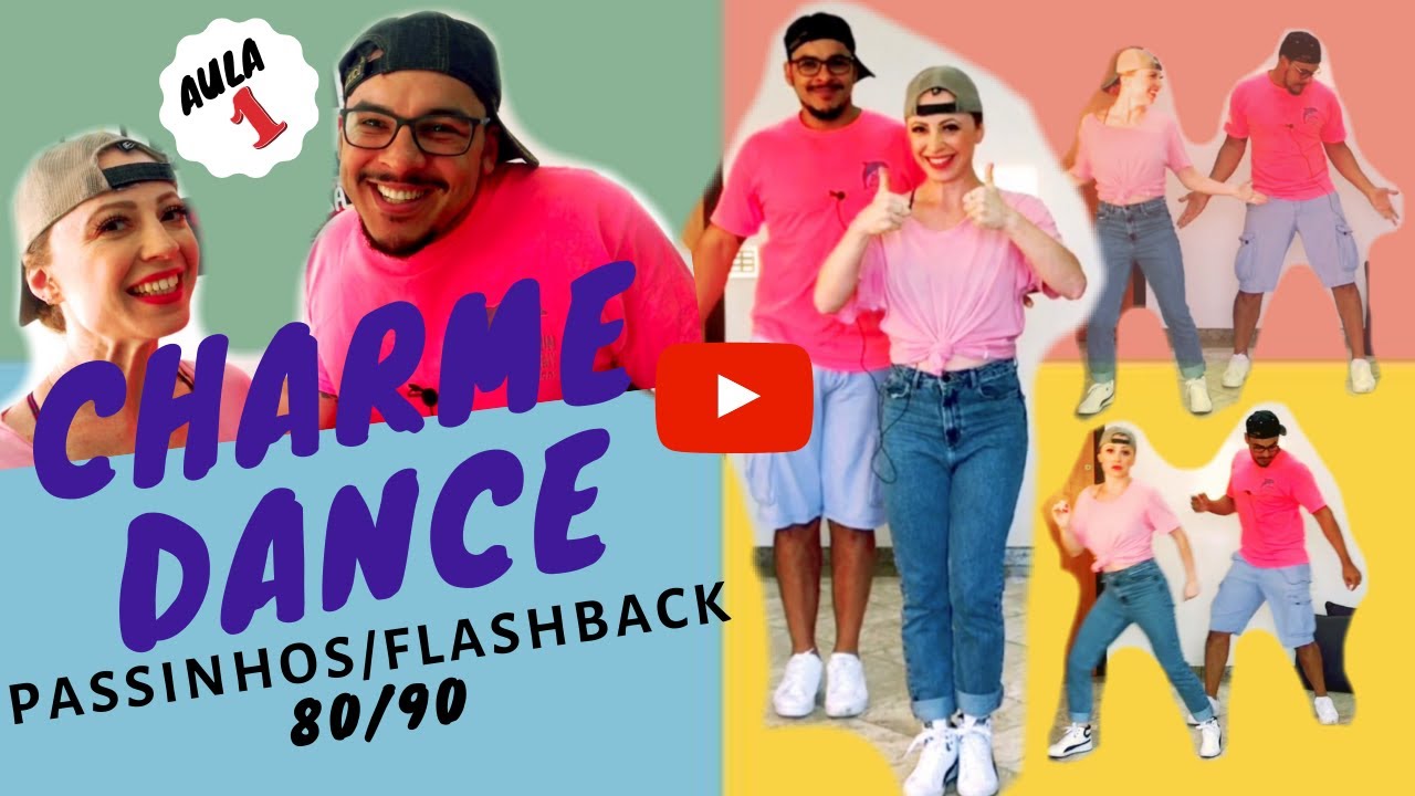 Aprenda os passinhos do Charme Dance/Funky Melody/Flashback (baile das antigas) (aula #01)