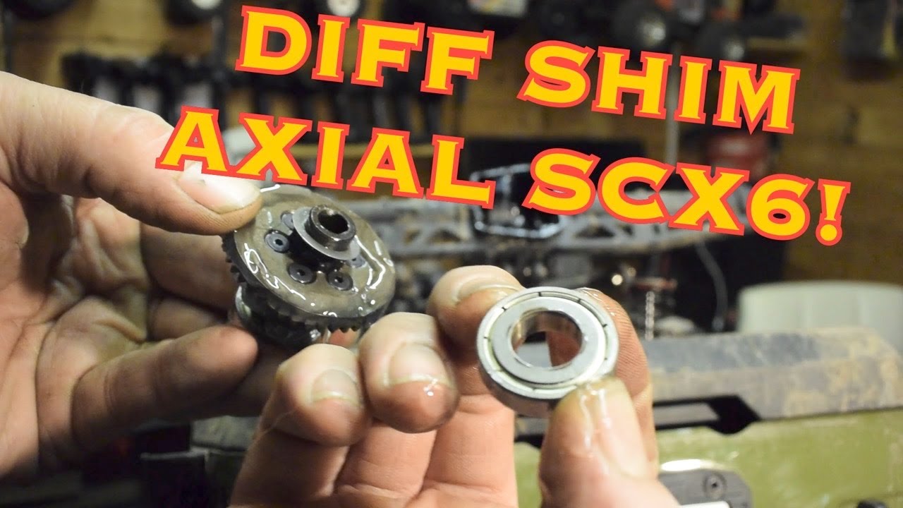 Fitting And Shimming Treal Overdrive Diff Gears On The Axial SCX6