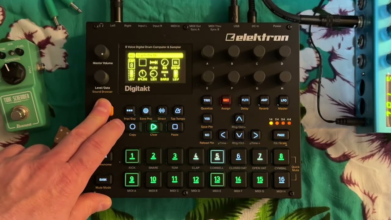Lofi House Track // Late Night Vibes // Elektron Digitakt