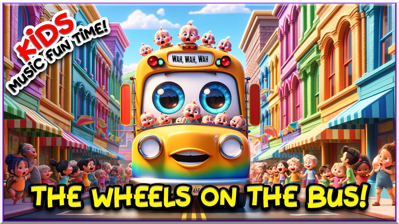 The Wheels on the Bus | Fun Kid Nursery Rhyme for Children | Sing Along | Kids Videos For Kids