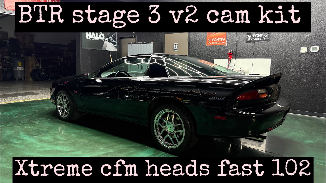BTR Stage 3 v2 LS1 Camaro SS Dyno idle 484rwhp cnc heads fast lsxr 102 intake longtube headers gmpp