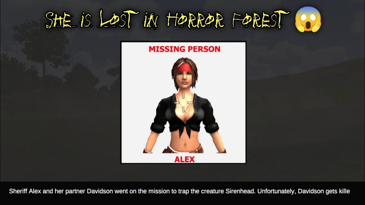 Escaping the Siren Woodhead: Saving the Sheriff in a Scary Monster Gameplay