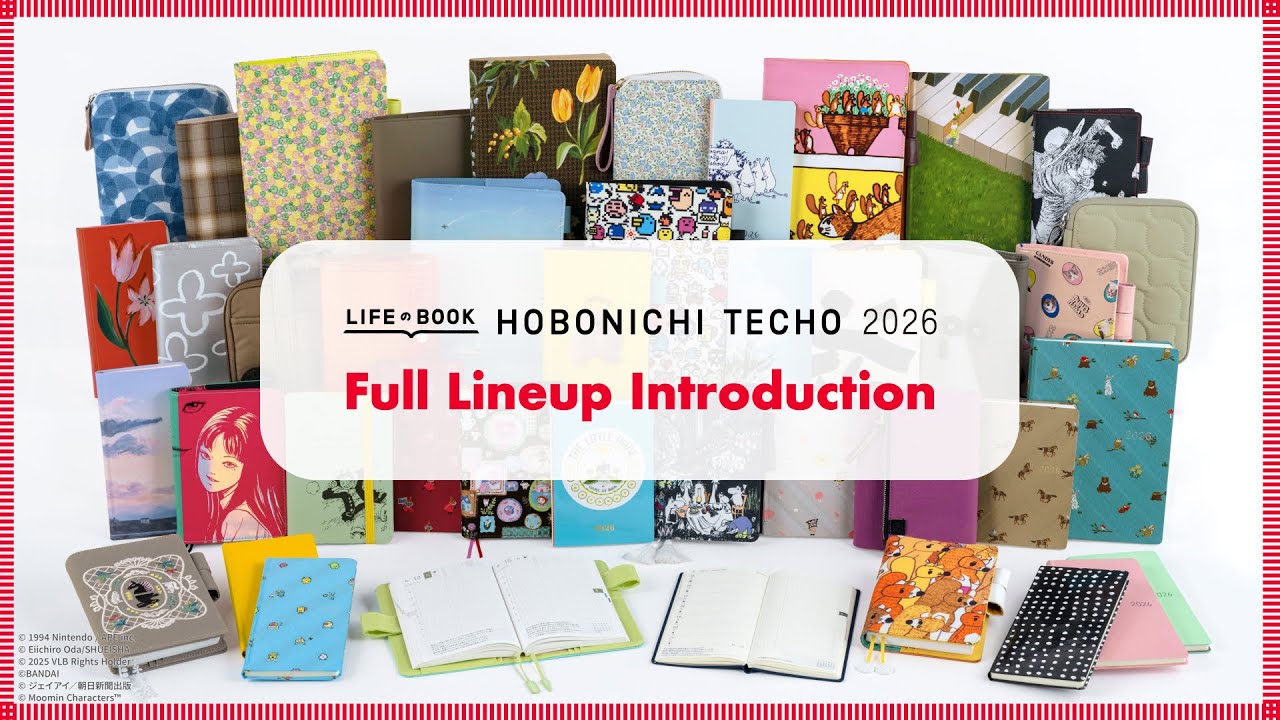 [EN] Hobonichi Techo 2026 Full Lineup Introduction | Planners, Covers & Stationery
