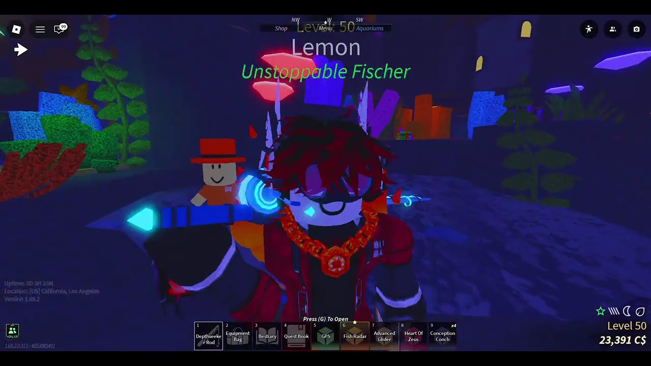 Best spots to fish in Fisch Roblox