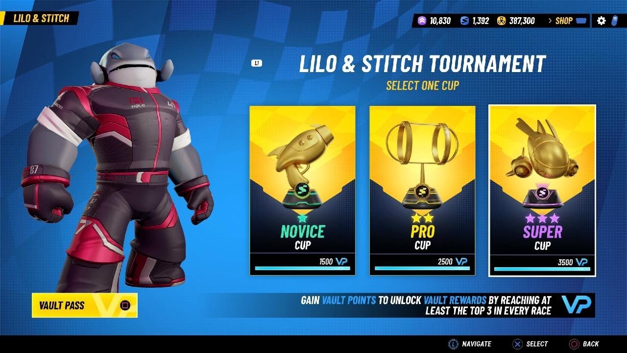CAPTAIN GANTU - LILO & STITCH TOURNAMENT SUPER CUP - Disney Speedstorm