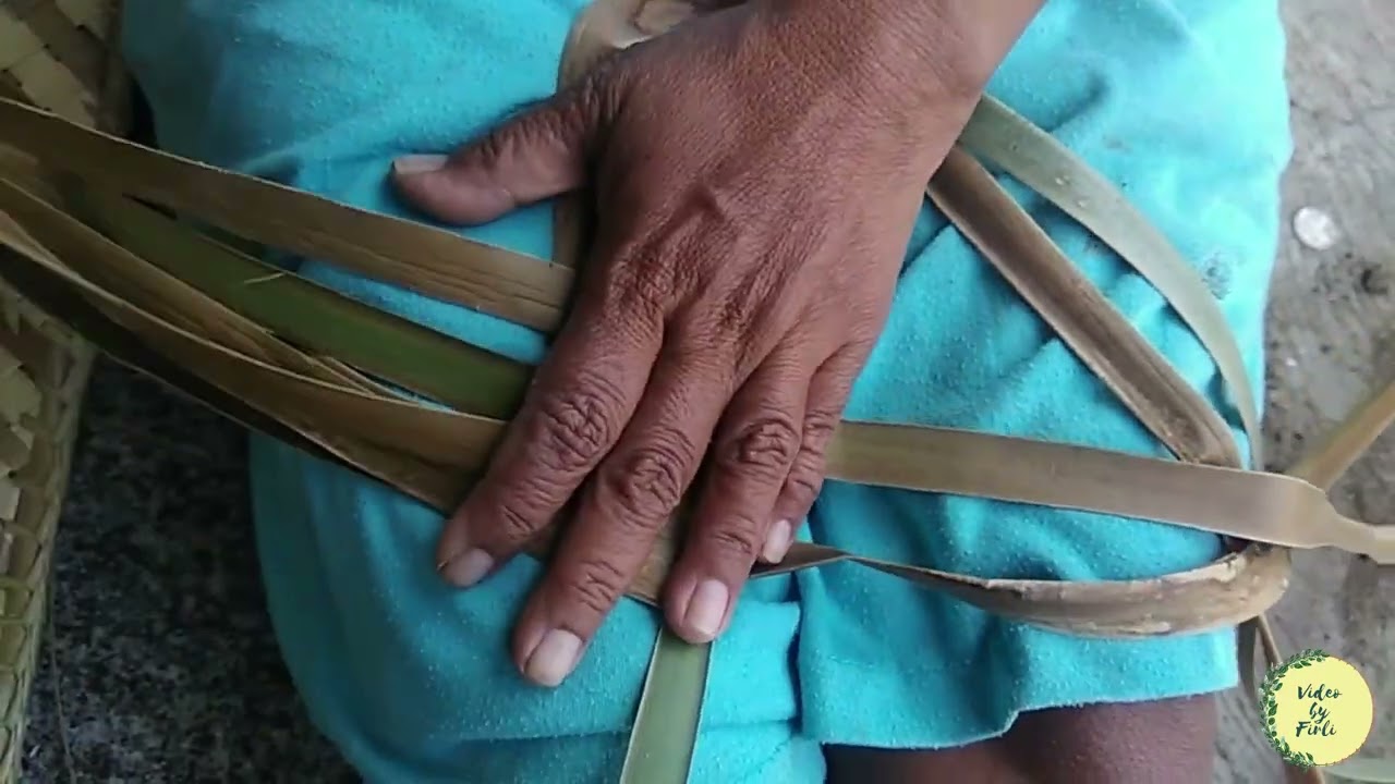Cara Membuat Tikar Anyaman Pandan Duri (Pandanus tectorius Parkinson)