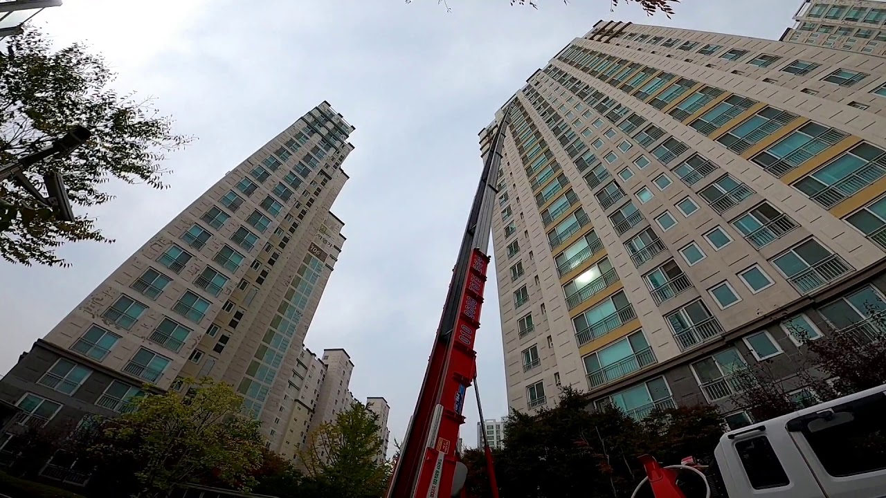 🛩 사다리차 20층 55m 6층 20/10월22일