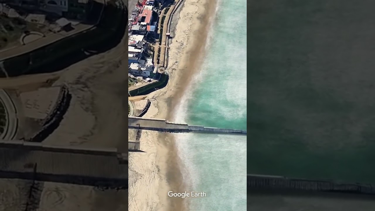 This Is Where the United States Ends&hellip; 🤯🇺🇸Ever wondered where America ends and Mexico begins 🀮mp4