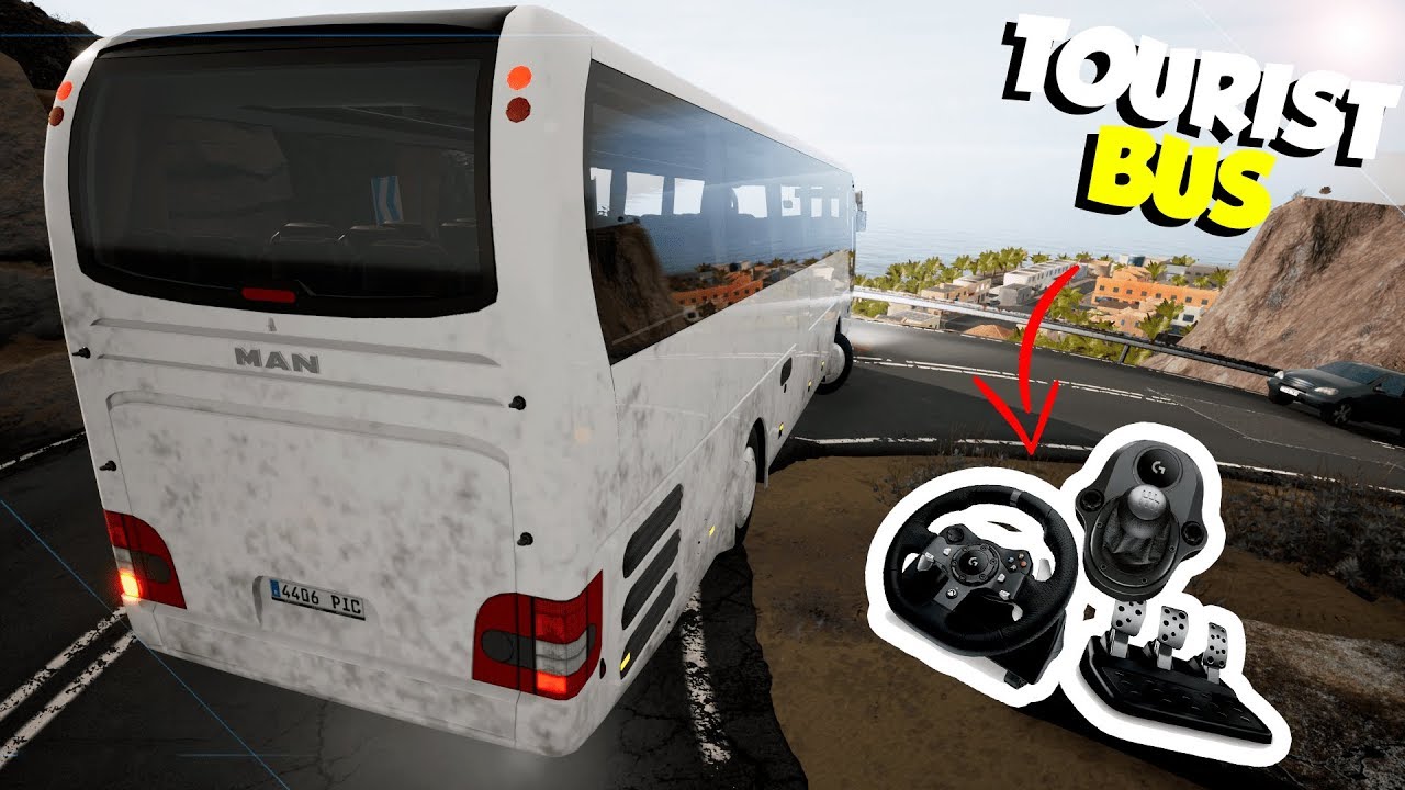 DESCENDO A SERRA DA PRAIA, SÓ TEM CURVA FECHADA! Tourist Bus Simulator