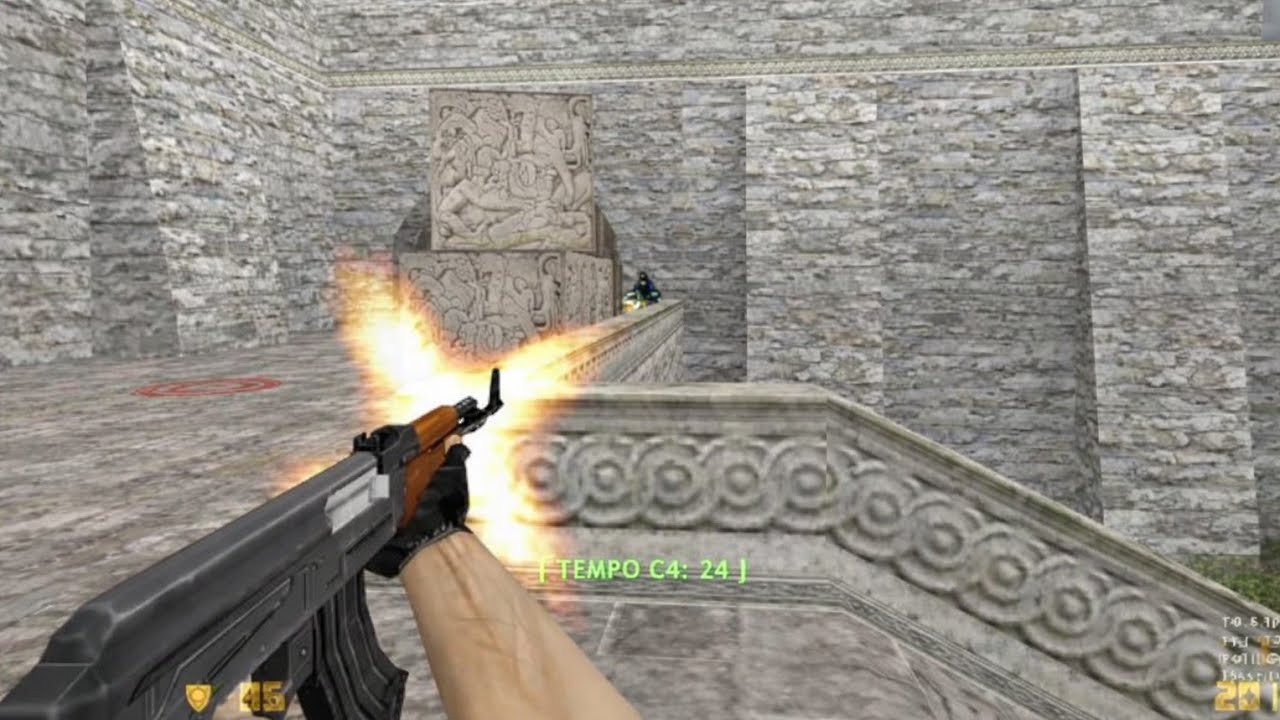 Counter-Strike 1.6 - Aztec - Full Gameplay