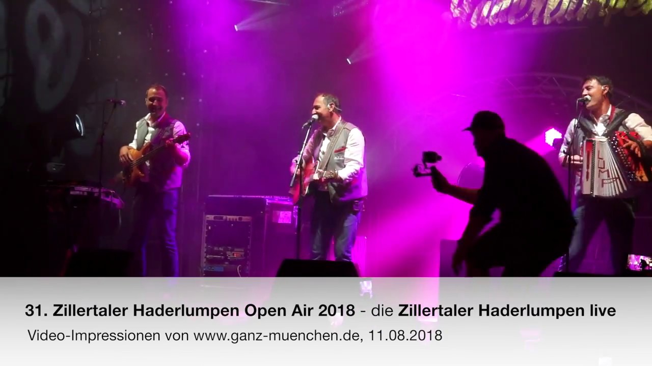 31. Zillertaler Haderlumpen Open Air 2018 - die Zillertaler Haderlumpen live
