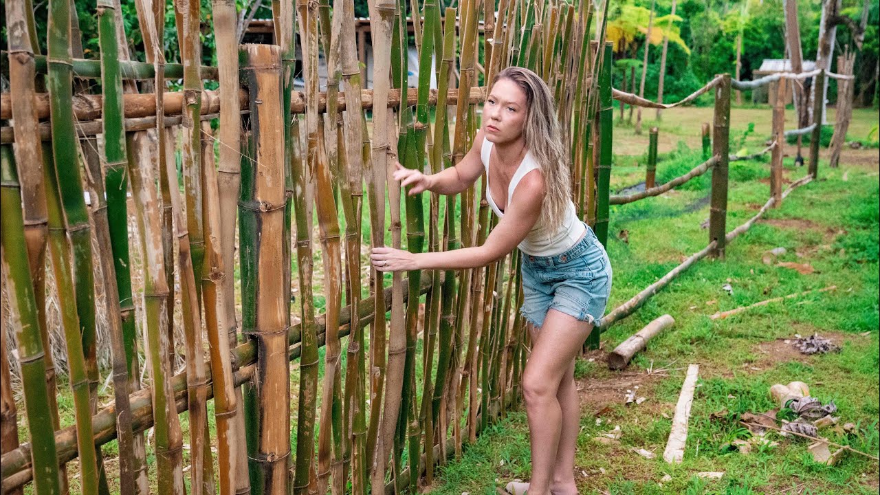 TIRED OF GETTING STOLEN FROM | BUILDING WITH BAMBOO