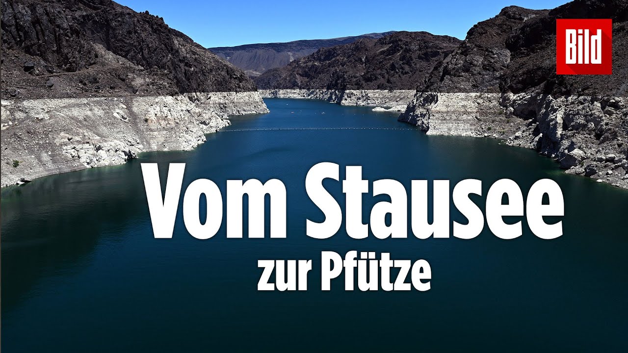 Gr&ouml;&szlig;ter Stausee der USA so leer wie nie (krasser Unterschied)
