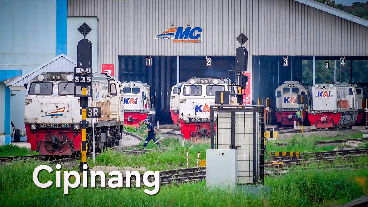 Nonton Lokomotif Parkir Dipo Baru Cipinang Dan Kereta Api Lewat 22 Oktober 2020
