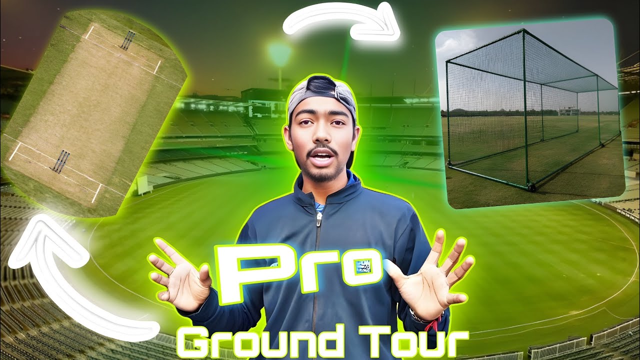 “Inside My Cricket Ground 🏏 | Pro Ground Tour (Pitch & Nets)🤫”#cricket #vlog #cricket ground 