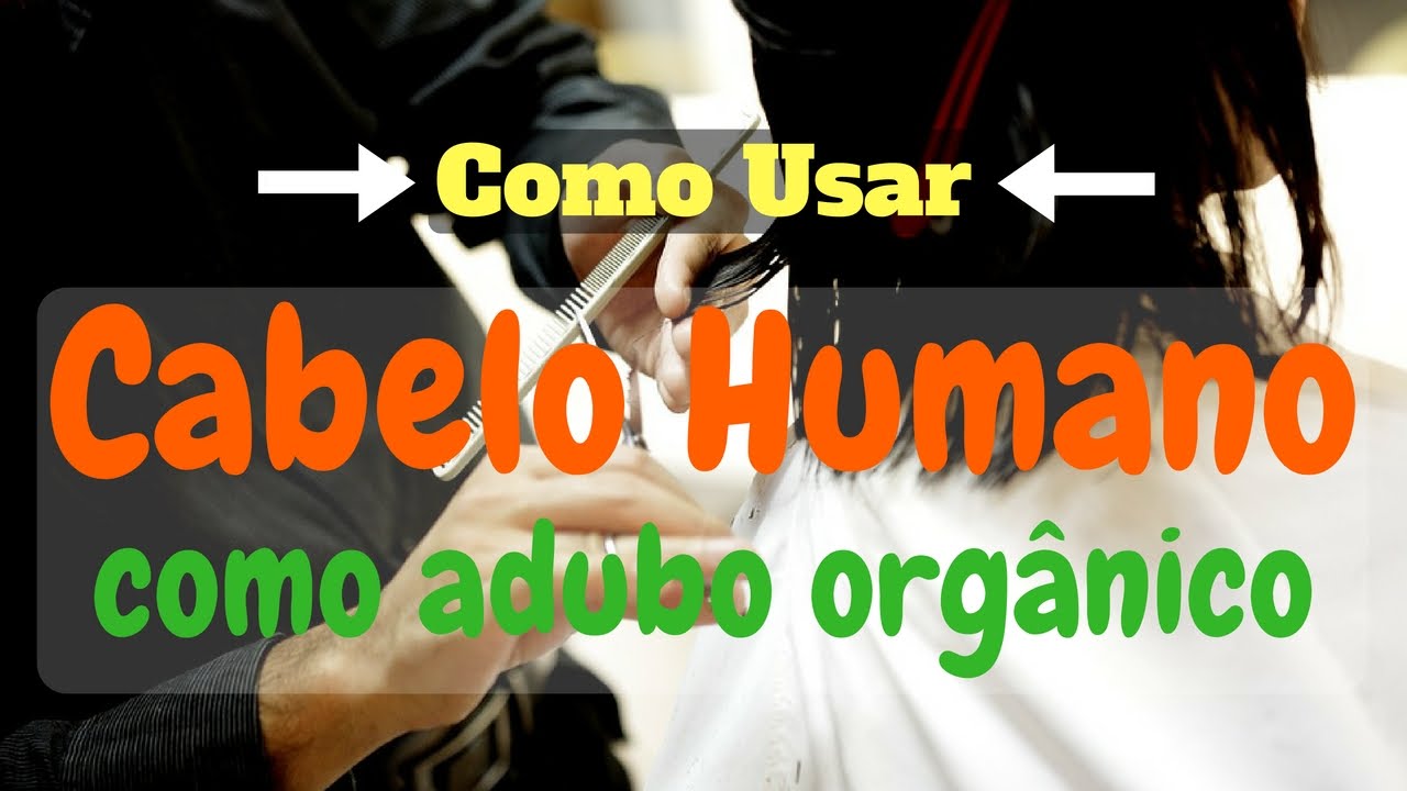 Como usar Cabelo Humano como adubo org&acirc;nico