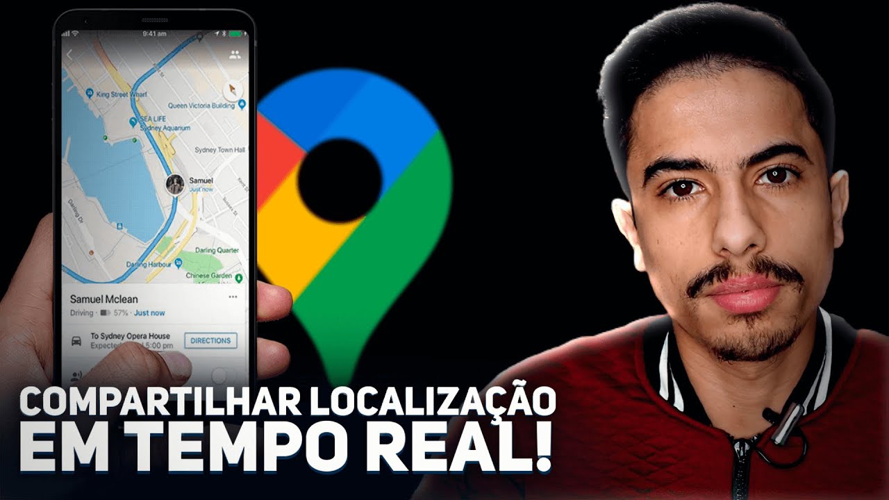 Como COMPARTILHAR LOCALIZAÇÃO EM TEMPO REAL pelo GOOGLE MAPS!