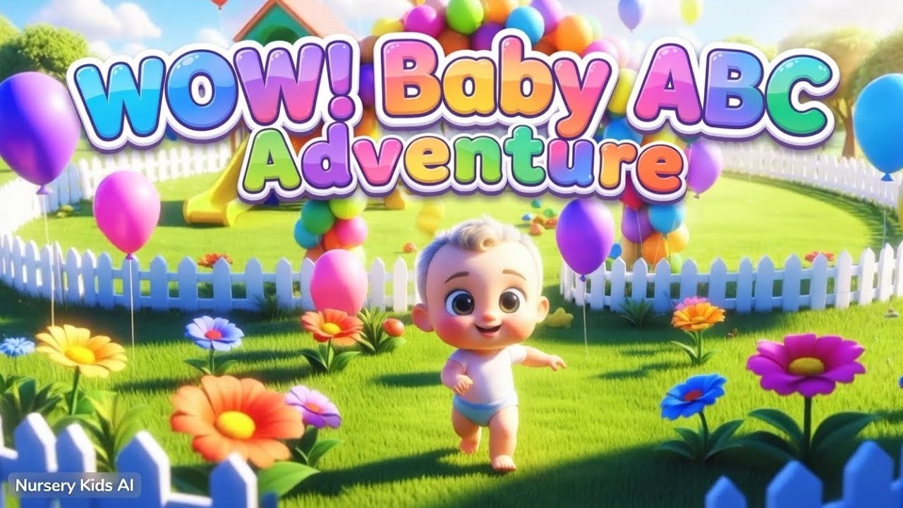 Baby ABC Song |🌈 A to Z Learning Fun | Nursery Kids AI 