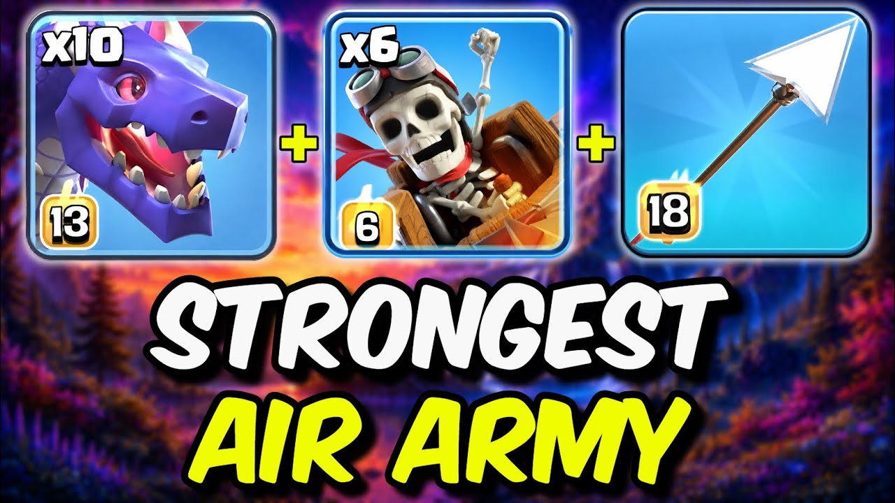 Эта воздушная армия &mdash; сильнейшая стратегия в Clash of Clans