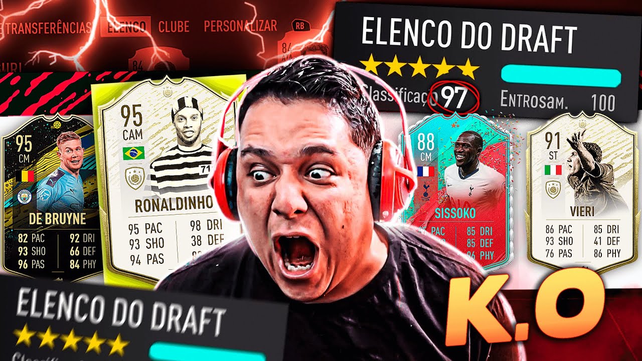 RONALDINHO 95 DRAFT INSANO!! DE NOVO?! FIFA 20 FUT DRAFT!! 🔥😂