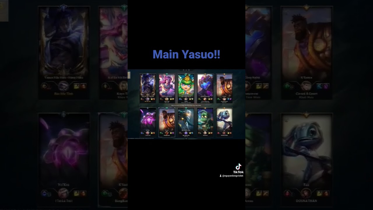 Skin yasuo Hắc hoạ H&agrave;ng hiệu