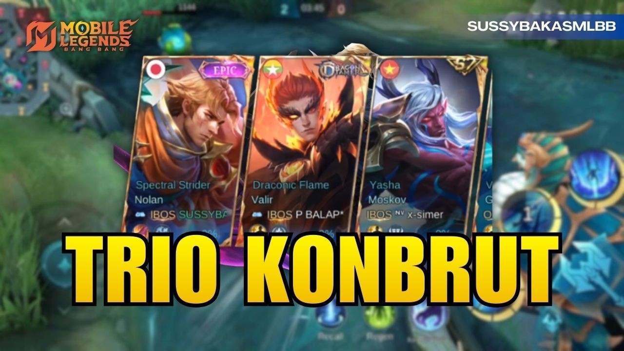 MODE HYPER NOLAN X  KING MOSKOV GW UNTUK GENDONG TEMEN | SUSSYBAKASMLBB