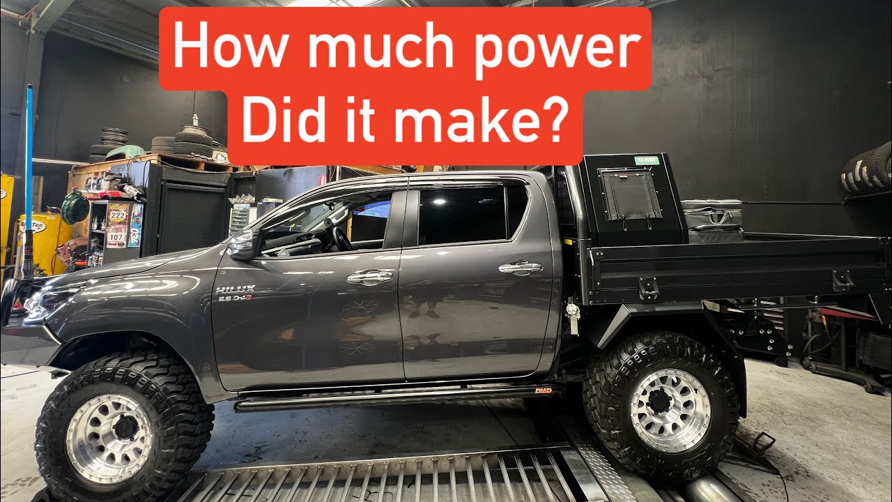 How much power does a Gen 3 N80 Hilux make?